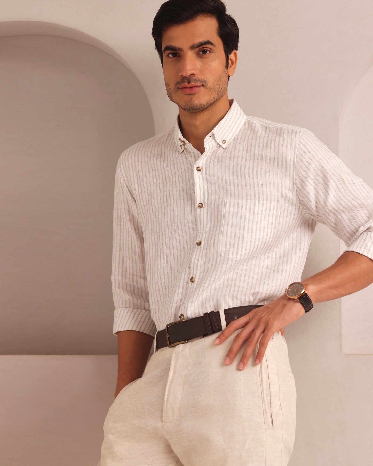 Set of 2: Velocity Buttondown Shirt and Cedar Pants