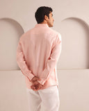 Set of 2: Velocity Button-Down Shirt & Cedar Tailored Pants - Peach - Image 4