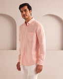 Set of 2: Velocity Button-Down Shirt & Cedar Tailored Pants - Peach - Image 2