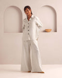 Set of 2: Ivory Shirt and Tranquil Pants - Image 5
