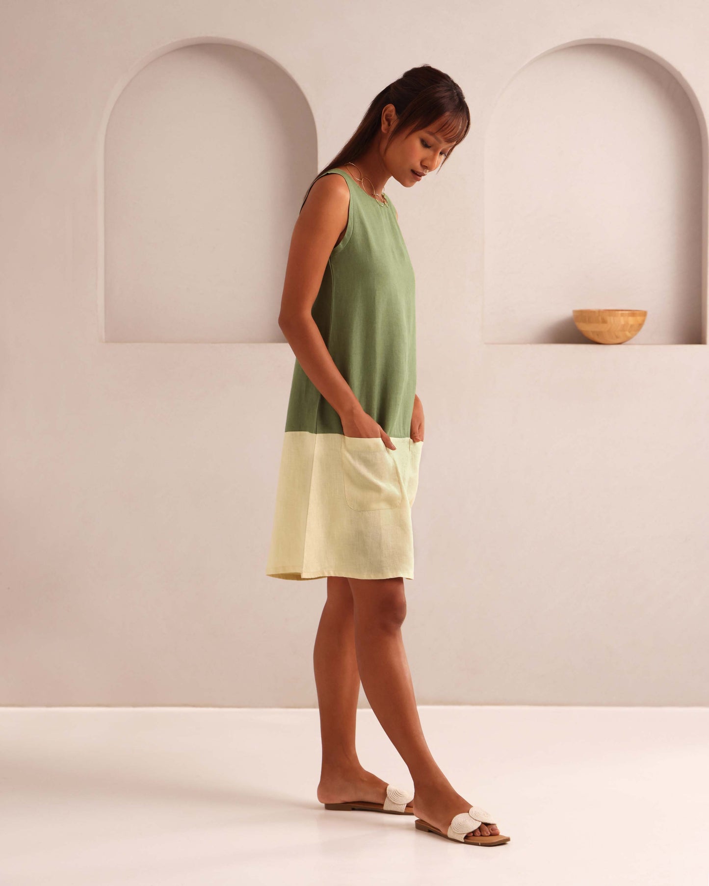 Olive & Beige