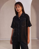 Set of 2: Hue Jacket & Marigold Pants - Black - Image 3