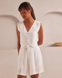 Set of 2: Serene Top & Aerial High Waisted Shorts - Image 1