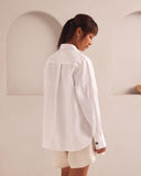 Set of 2: Ivory Shirt & Aerial High Waisted Shorts - Image 7