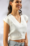 Cider V Neck Top - Image 6