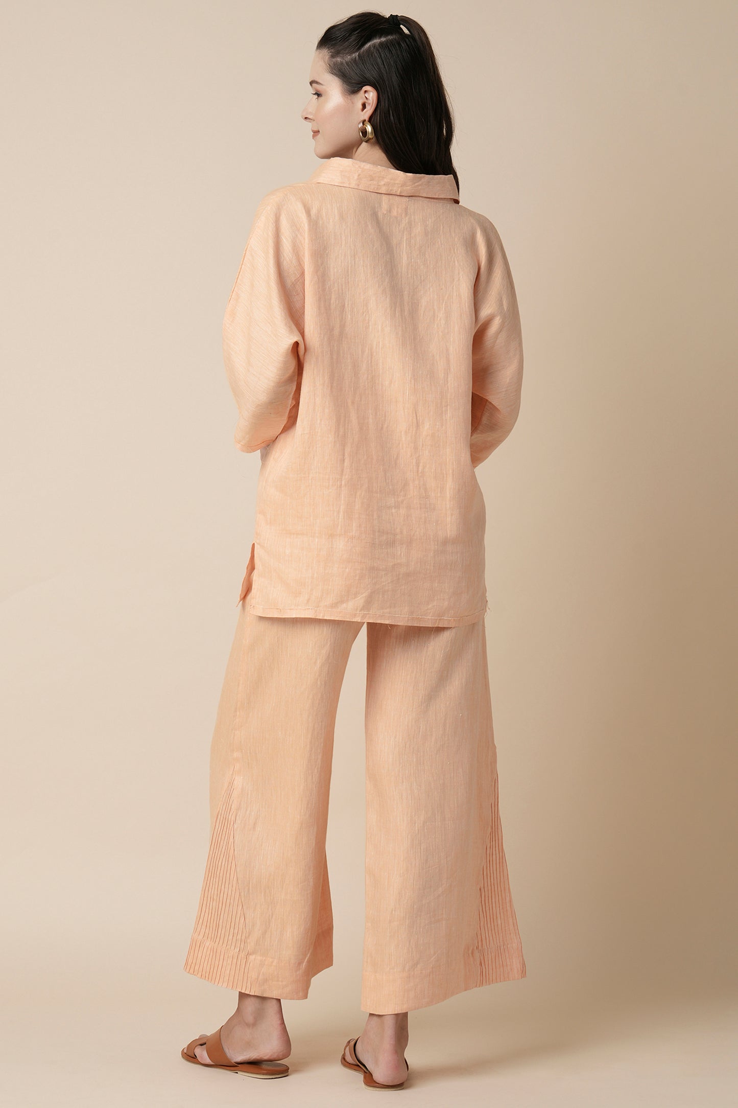 Set of 2: Current Shirt & Tranquil Pants - Orange