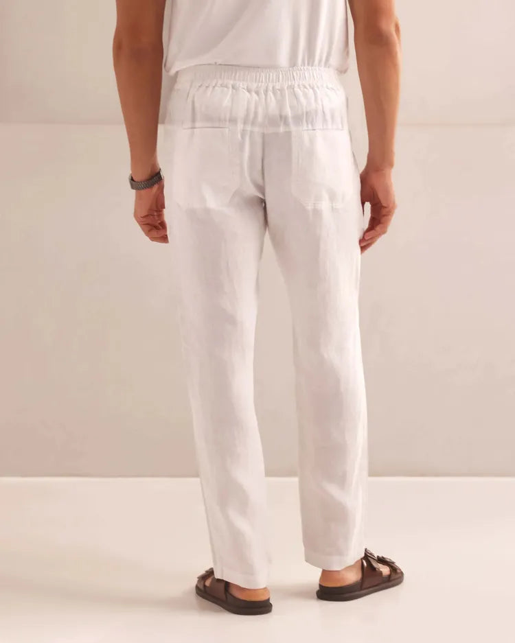 Set of 2: Dark Olive Burrow Shirt & White Cedar Pants