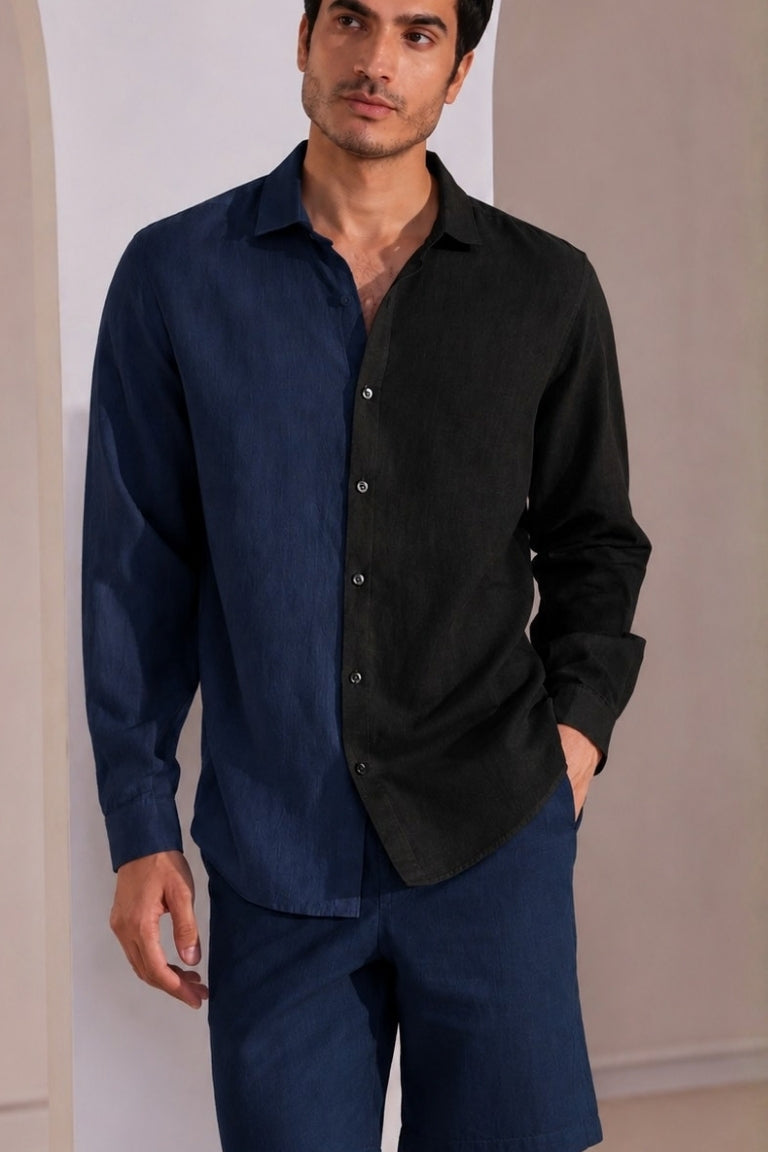 Set of 2: Navy Gust Shirt & Bonzai Shorts