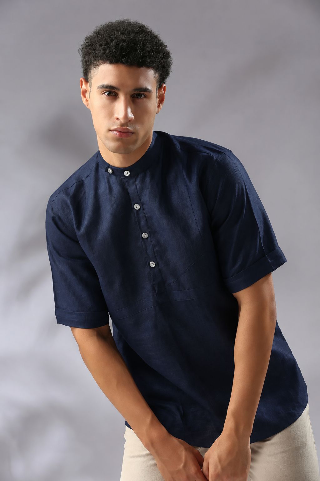 Navy Half Sleeve Cypress Shirt