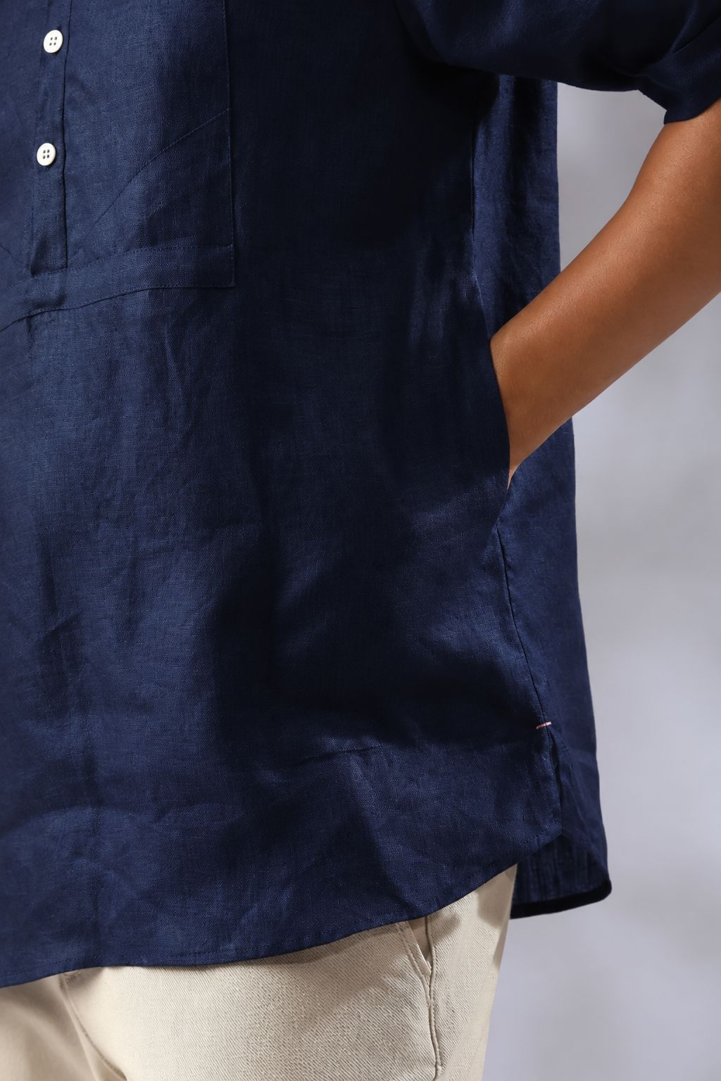 Navy Half Sleeve Cypress Shirt