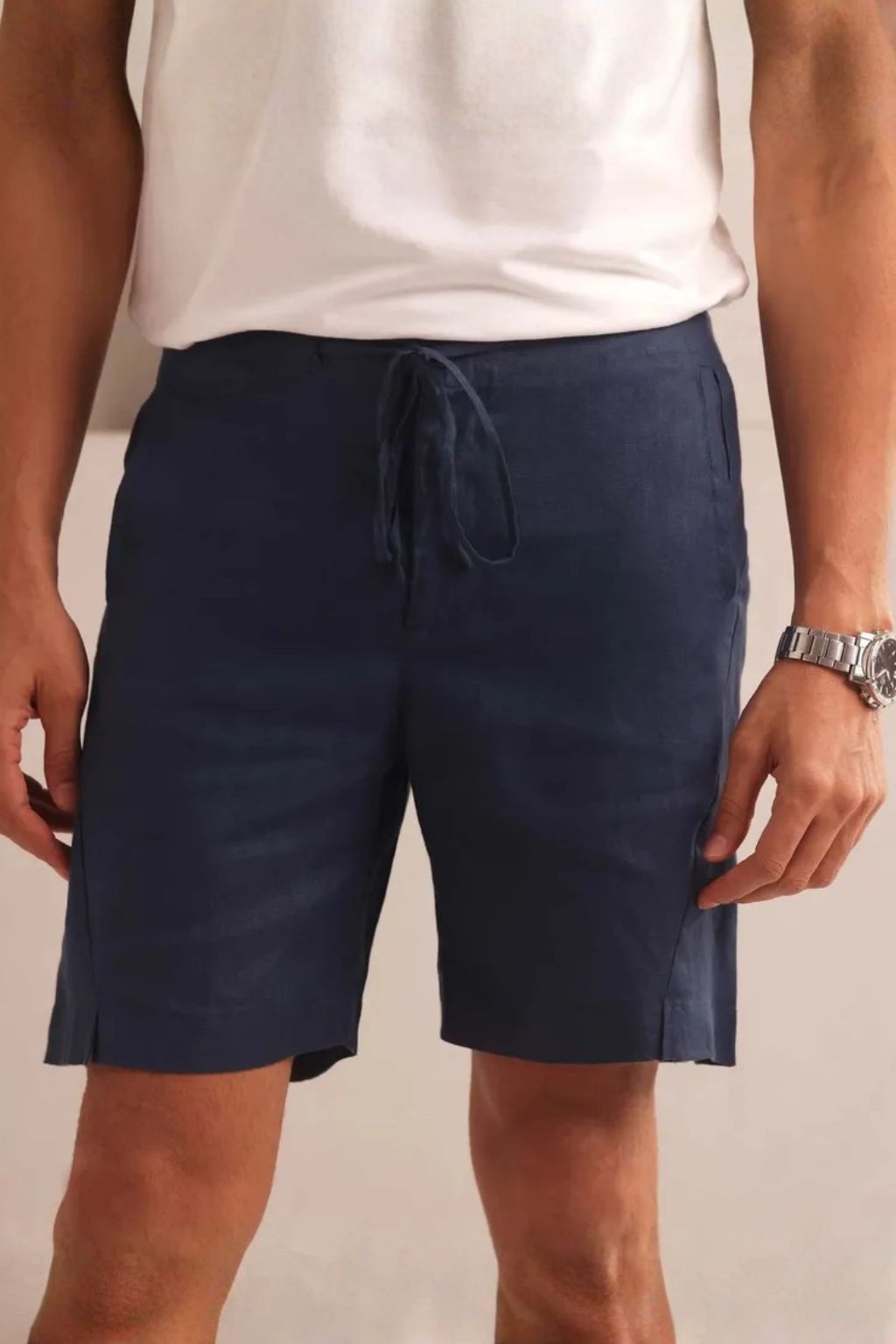 Navy Bonzai Relaxed Shorts