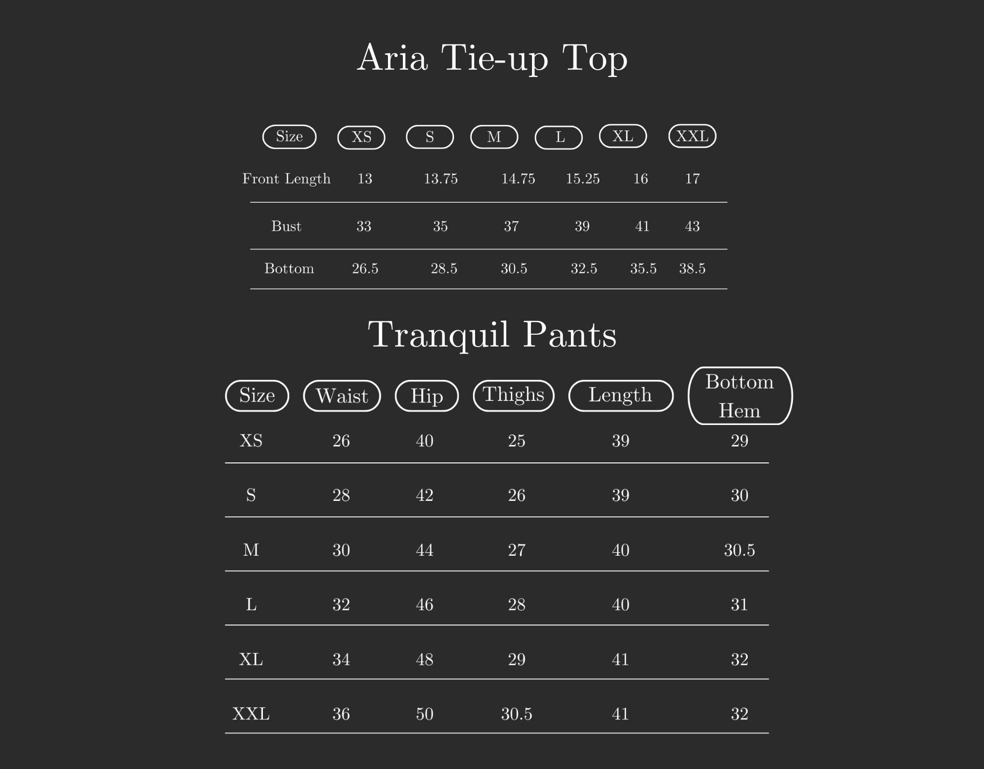Size Guide Image