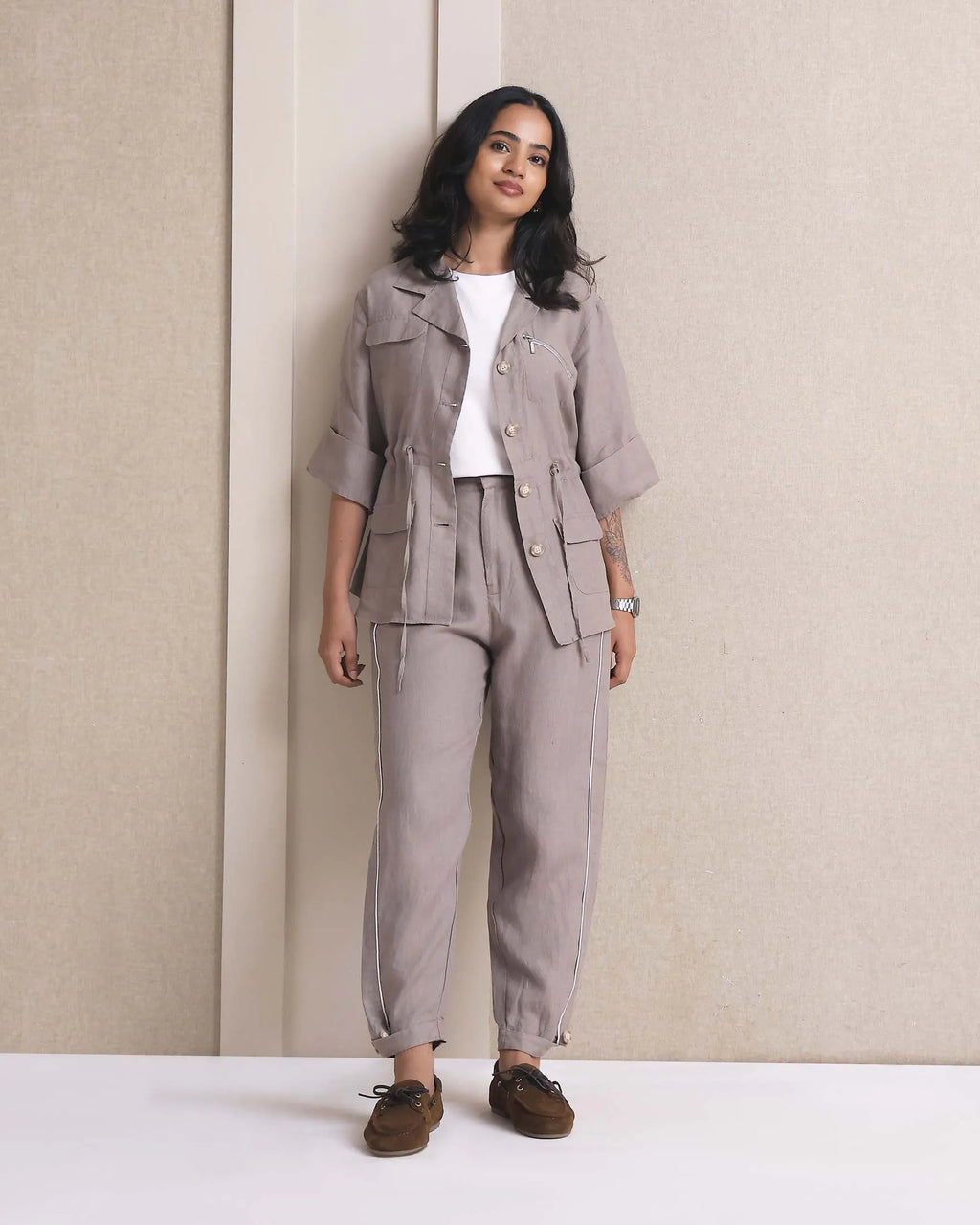 Set of 2: Amber Jacket & Jasper Balloon Pants