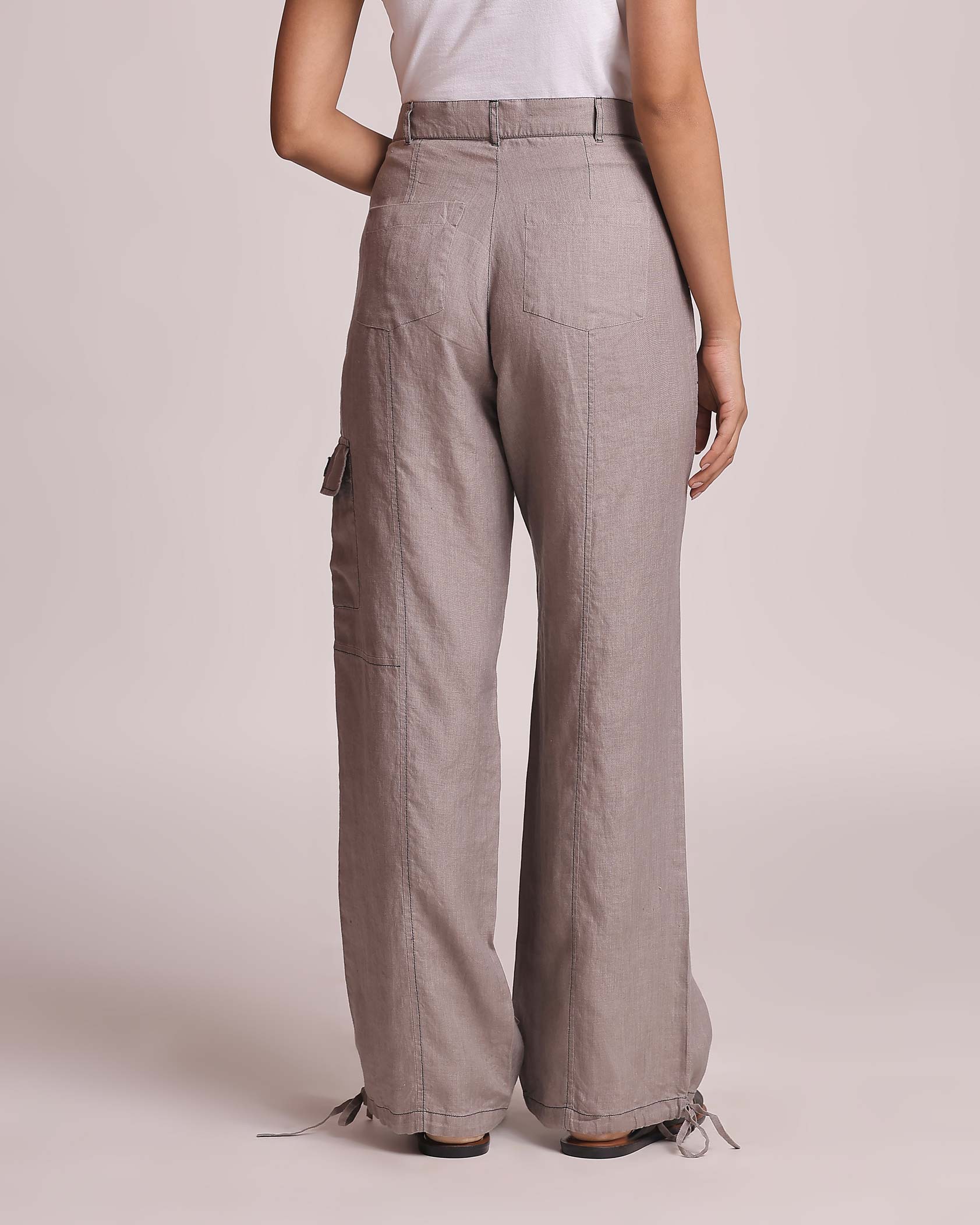 Set of 2: Coral ruffle shirt & Sienna Cargo Pants