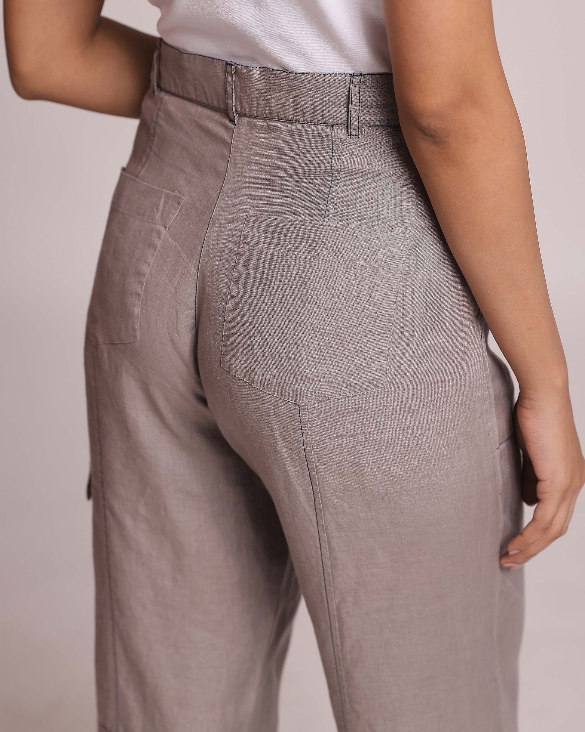 Set of 2: Coral ruffle shirt & Sienna Cargo Pants