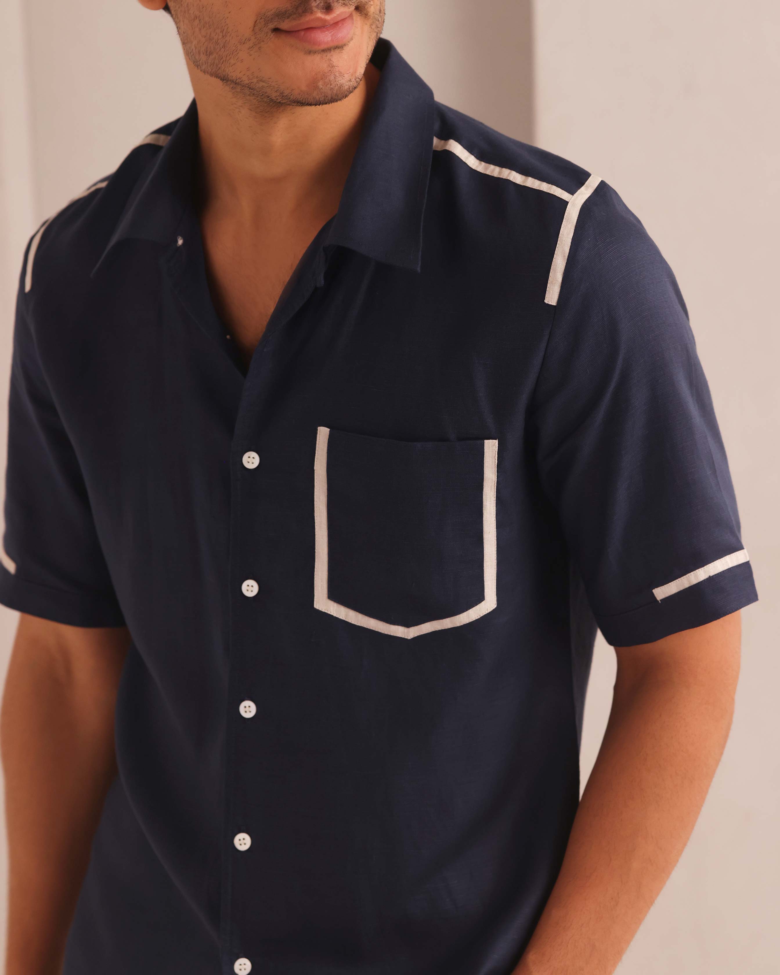 Palm Resort Collar Shirt