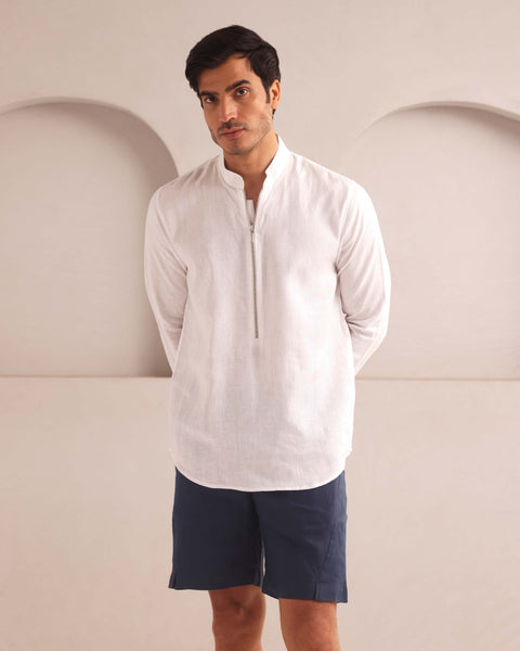 Set of 2: Zeal Zipper Shirt and Bonzai Shorts