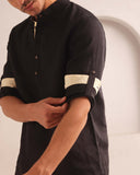 Earthen Mandarin Casual Shirt - Image 4
