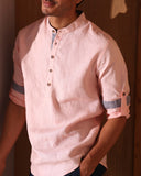 Earthen Mandarin Casual Shirt - Image 8