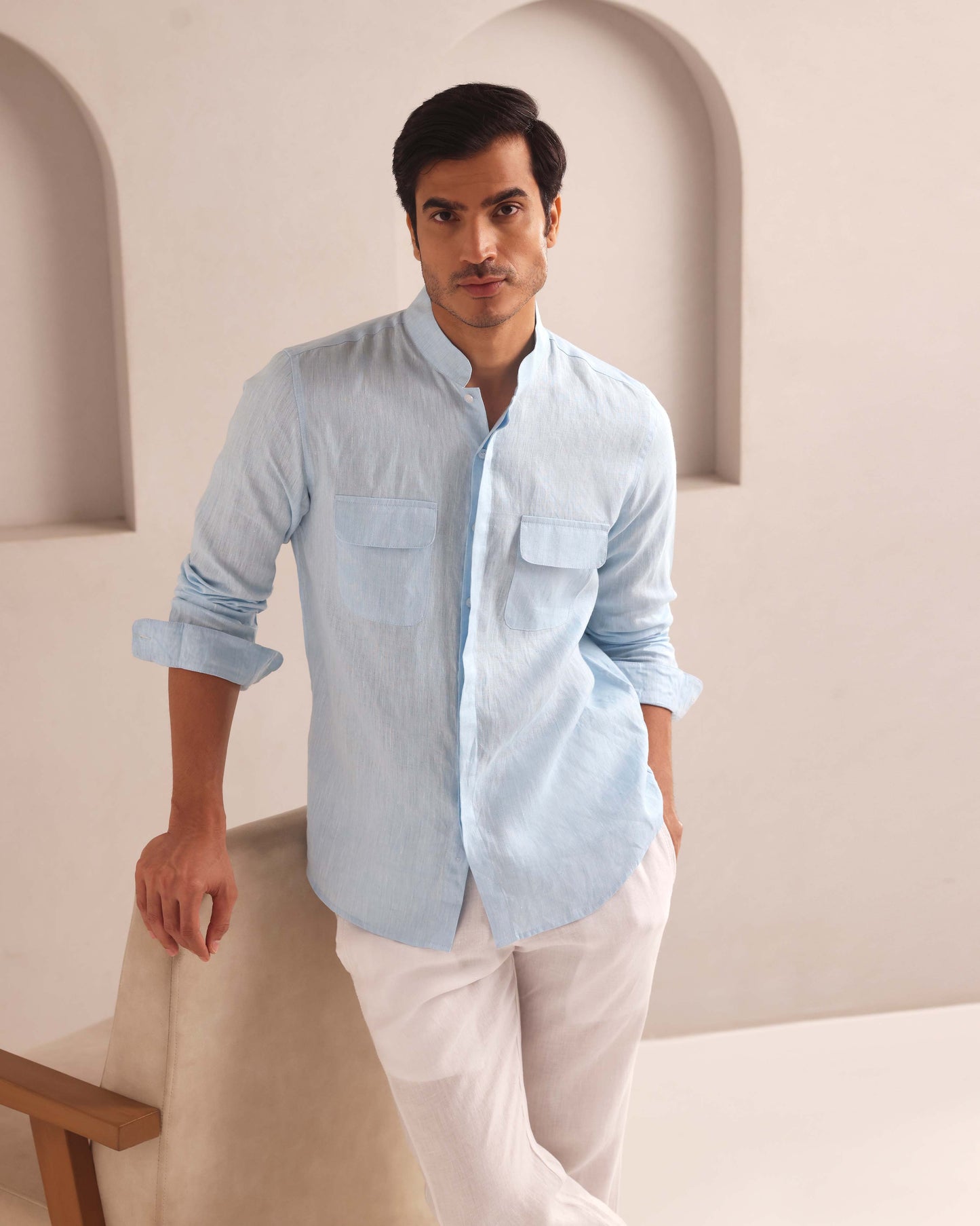 Light Blue/ White