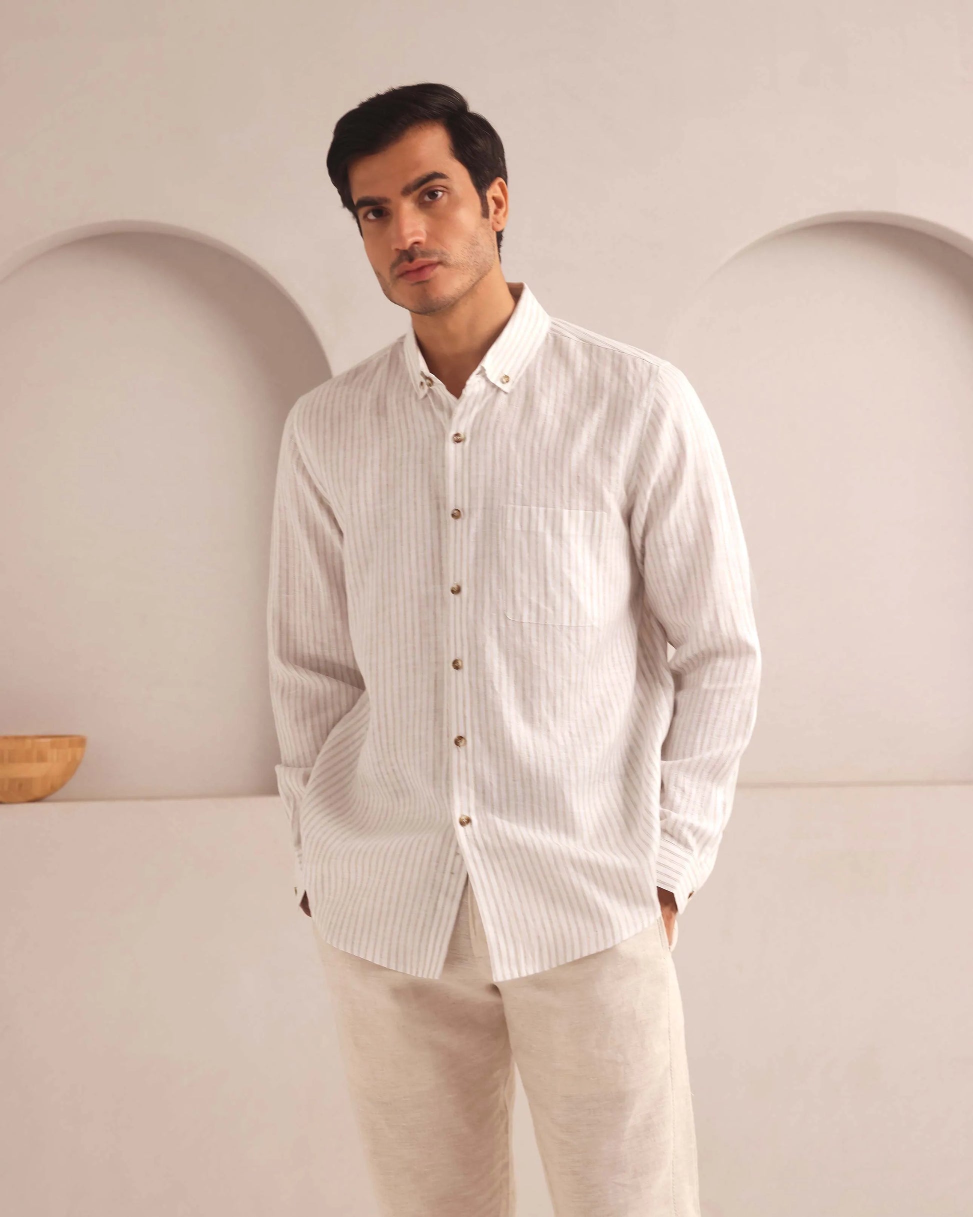 Set of 2: Velocity Buttondown Shirt and Cedar Pants