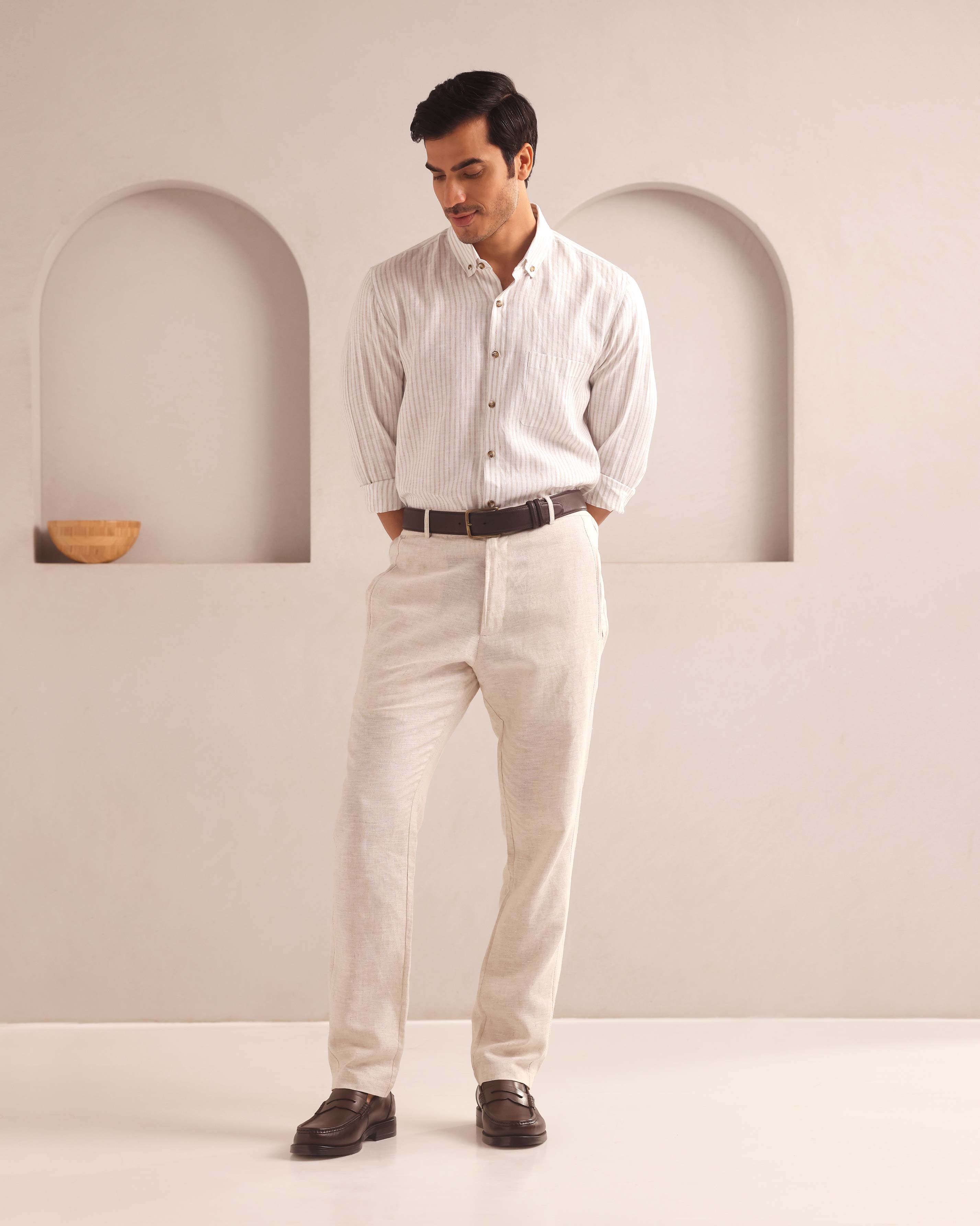 Set of 2: Velocity Buttondown Shirt and Cedar Pants