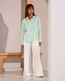Set of 2: Ivory Shirt & Tranquil Pants - Image 5