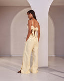 Set of 3: Hue Jacket , Mellow Top & Marigold Pants - Beige - Image 2