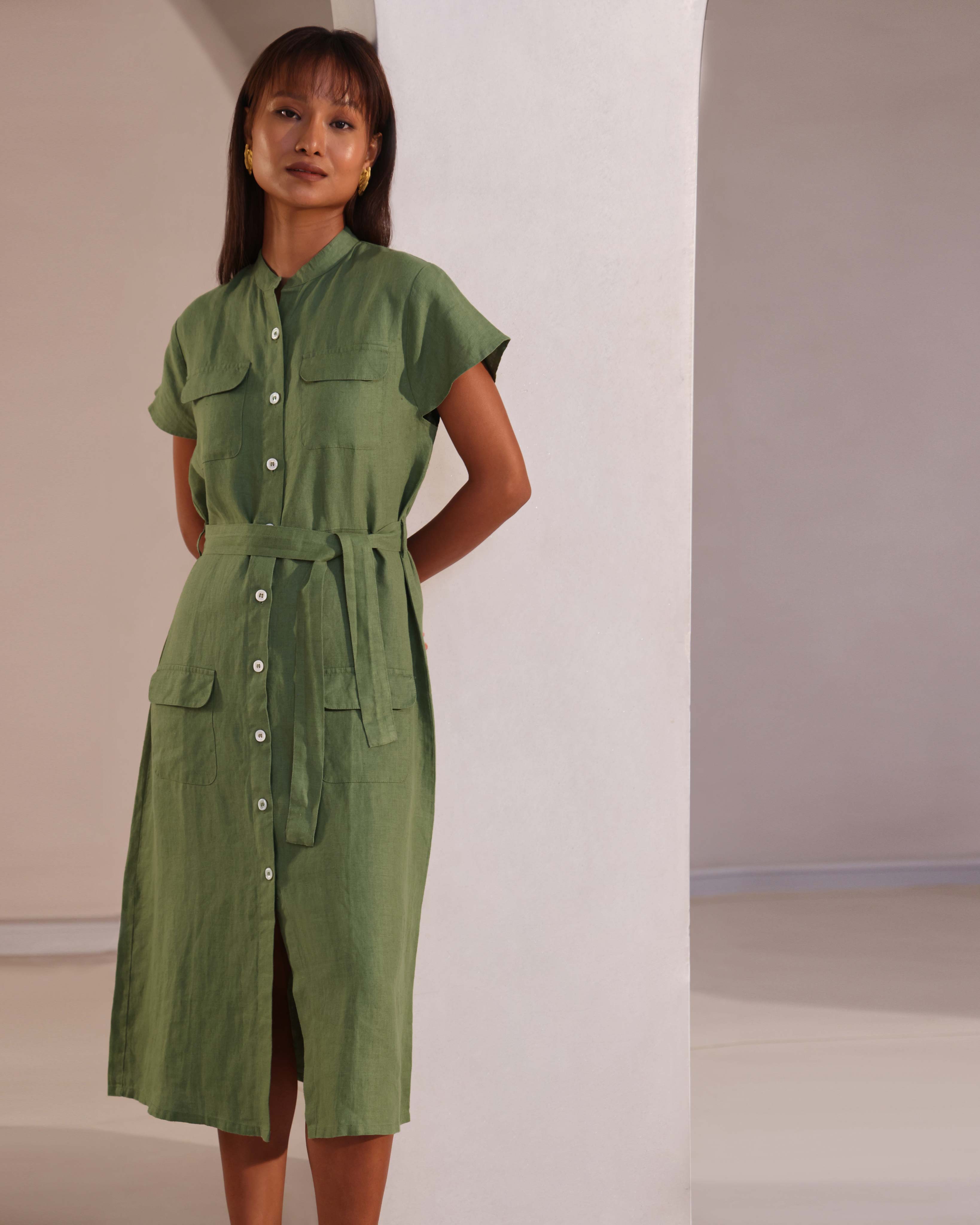 Iris Shirt Dress