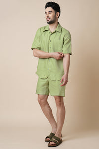 Set of 2: Palm Shirt & Bonzai Shorts