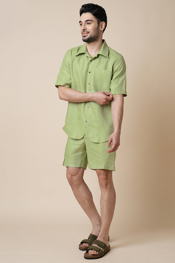 Set of 2: Palm Shirt & Bonzai Shorts