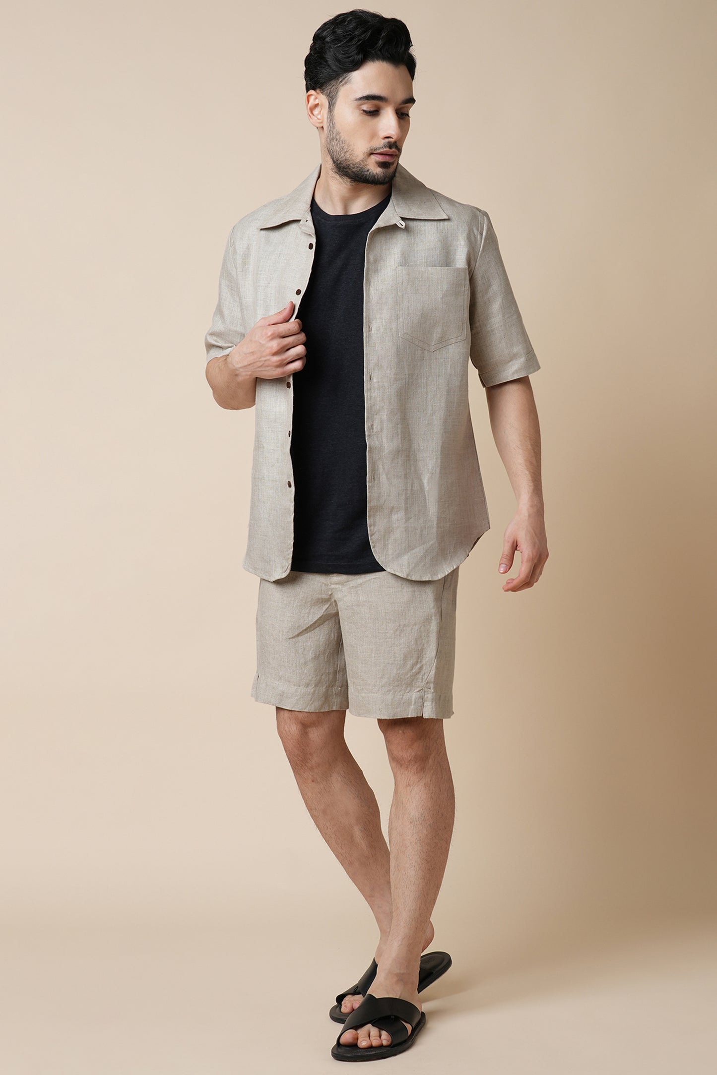 Set of 2: Palm Shirt & Bonzai Shorts