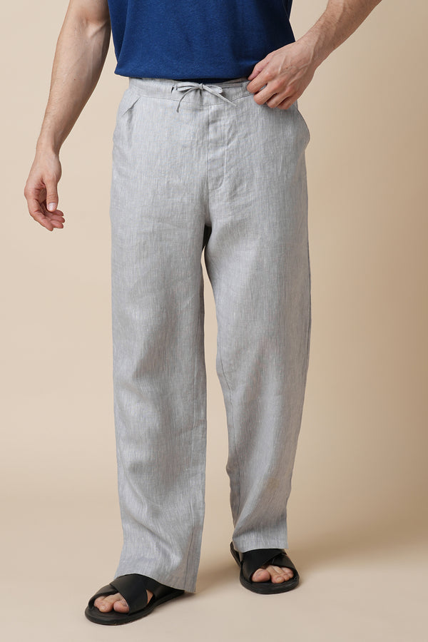 RIVIERA Modern Fit Light Grey Pants - Benjamin's Menswear