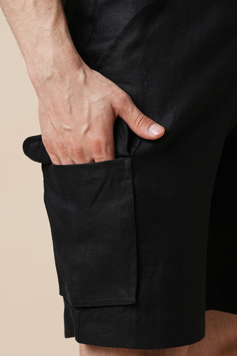 Cardinal Cargo Shorts-Black