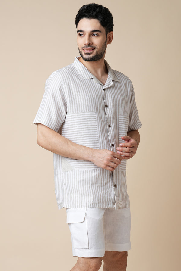 Cardinal Cargo Shorts- White