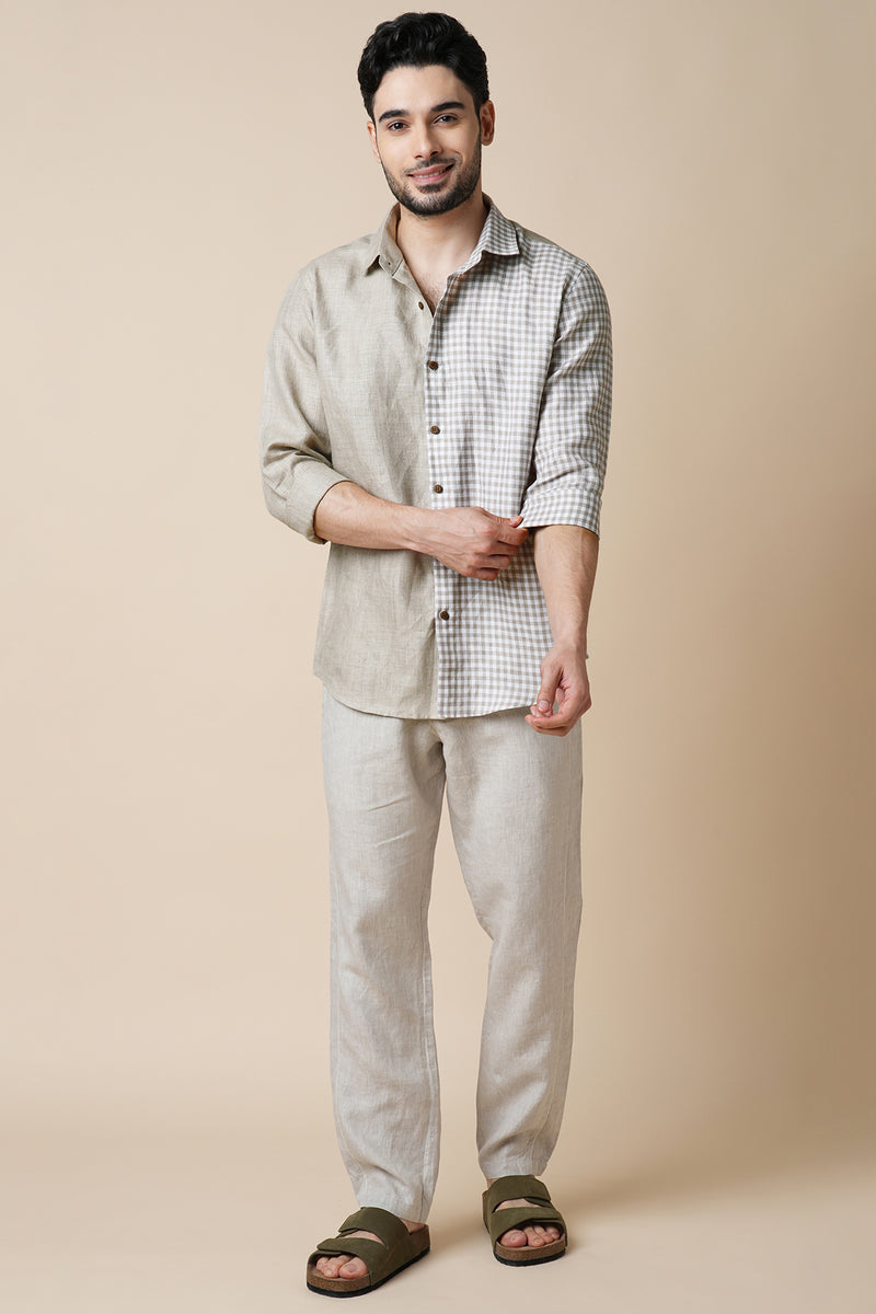 Set of 2: Gust Shirt & Cedar Pants - Check/Stripes