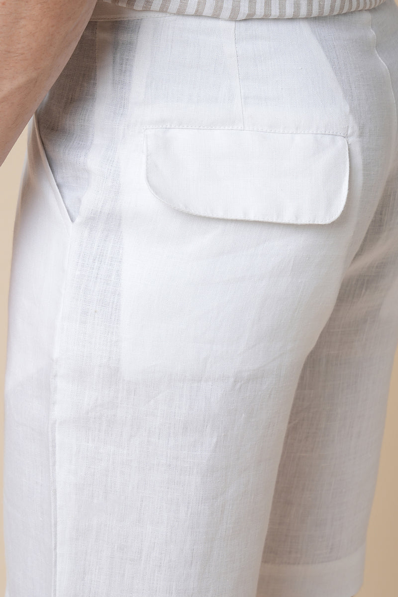 Cardinal Cargo Shorts- White