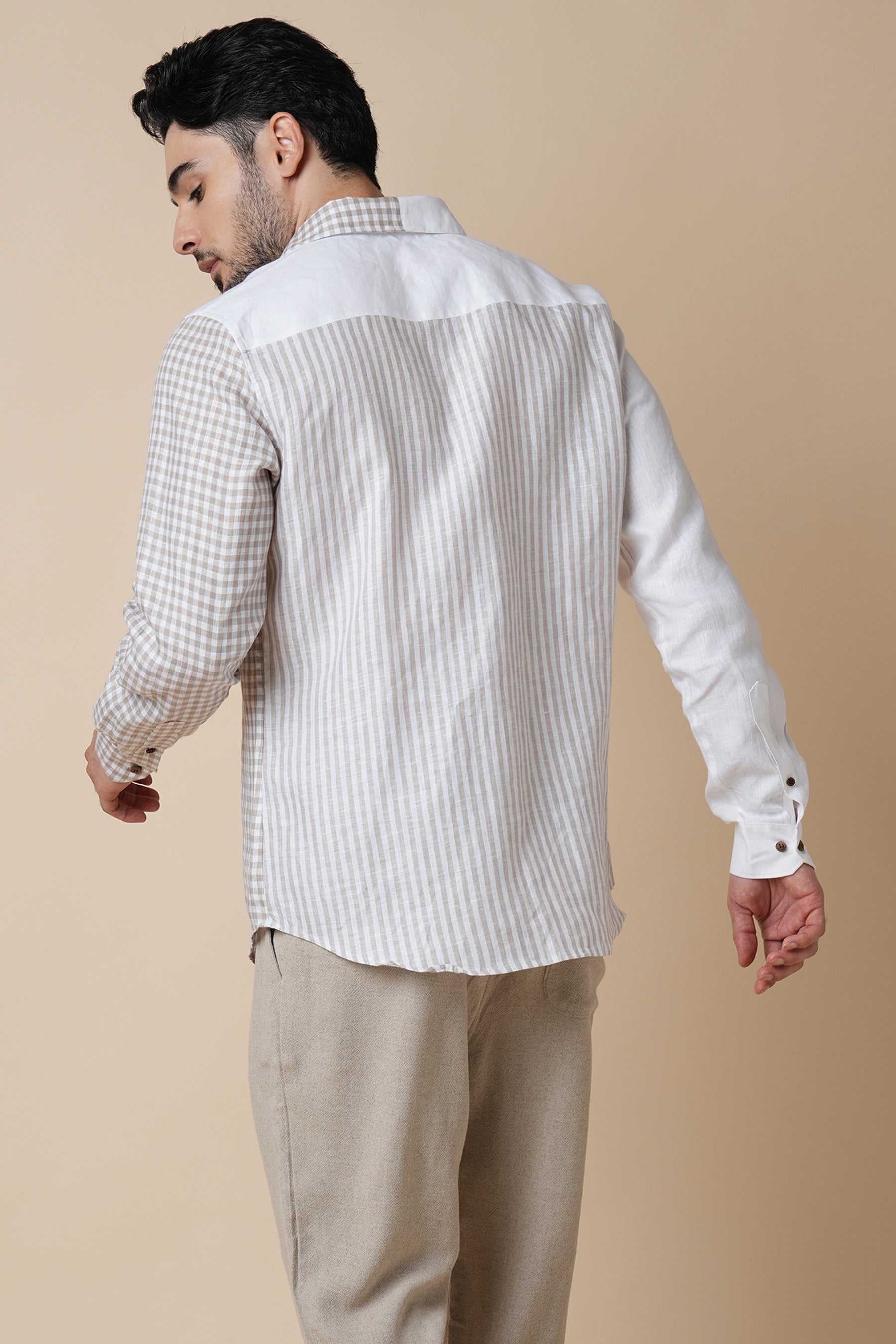 White & Checks 