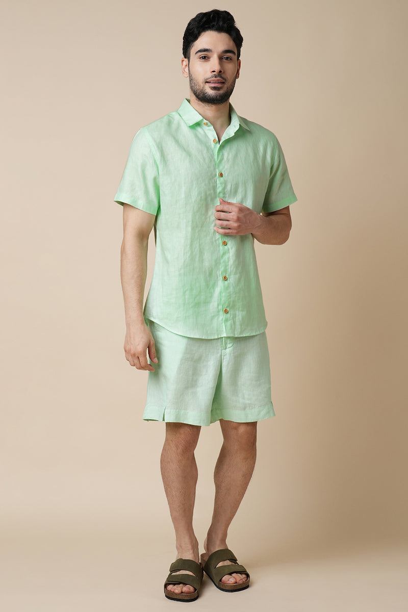 Set of 2: Vital Shirt & Bonzai Shorts - Mint