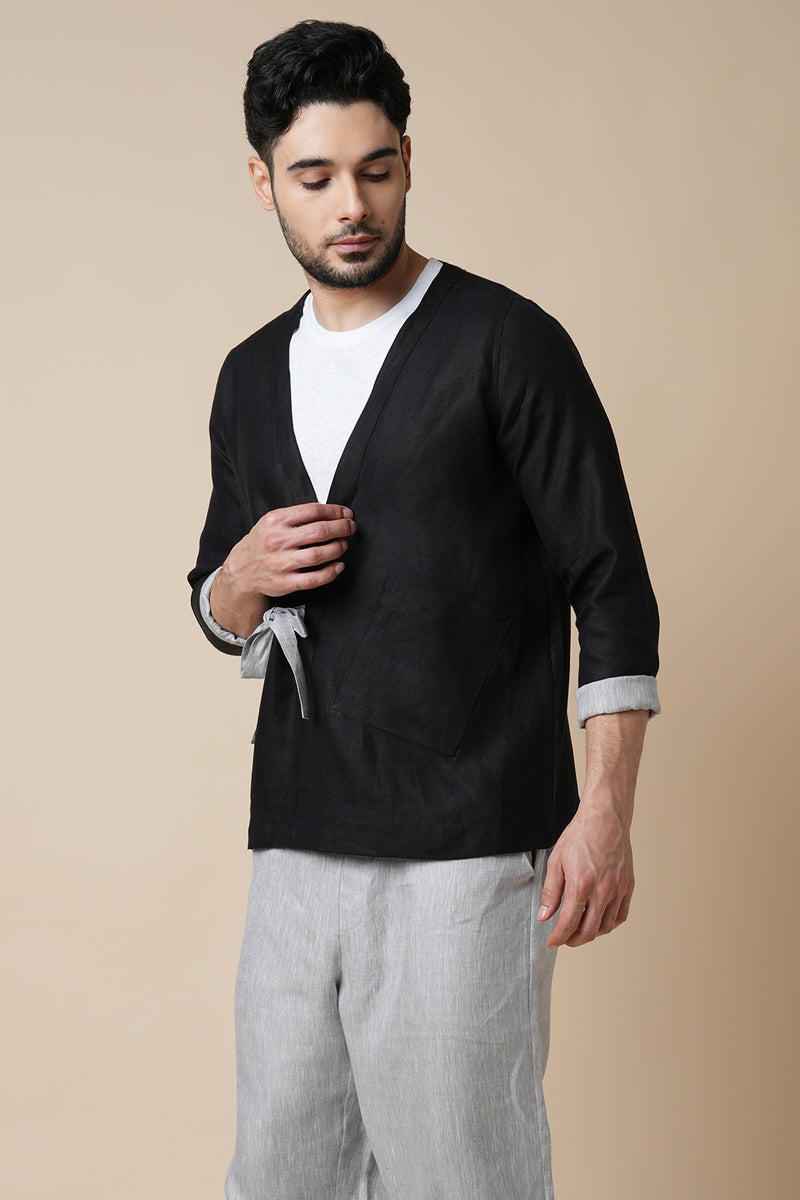 Jubilant Kimono - Black