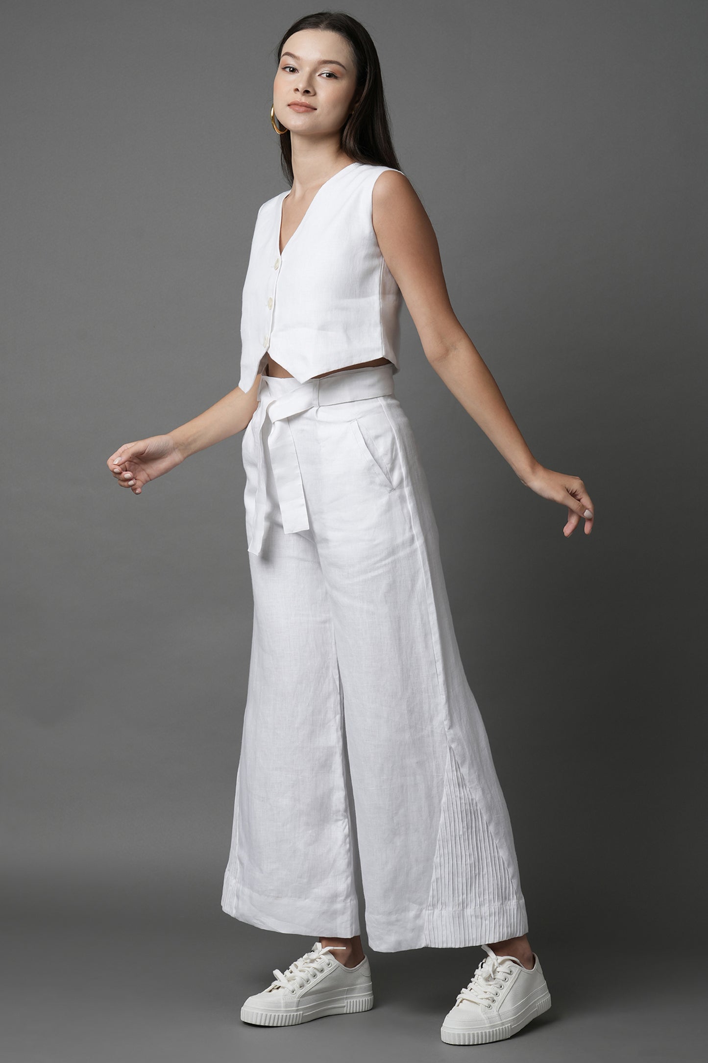 Set of 2: Serene Top & Tranquil Pants - White