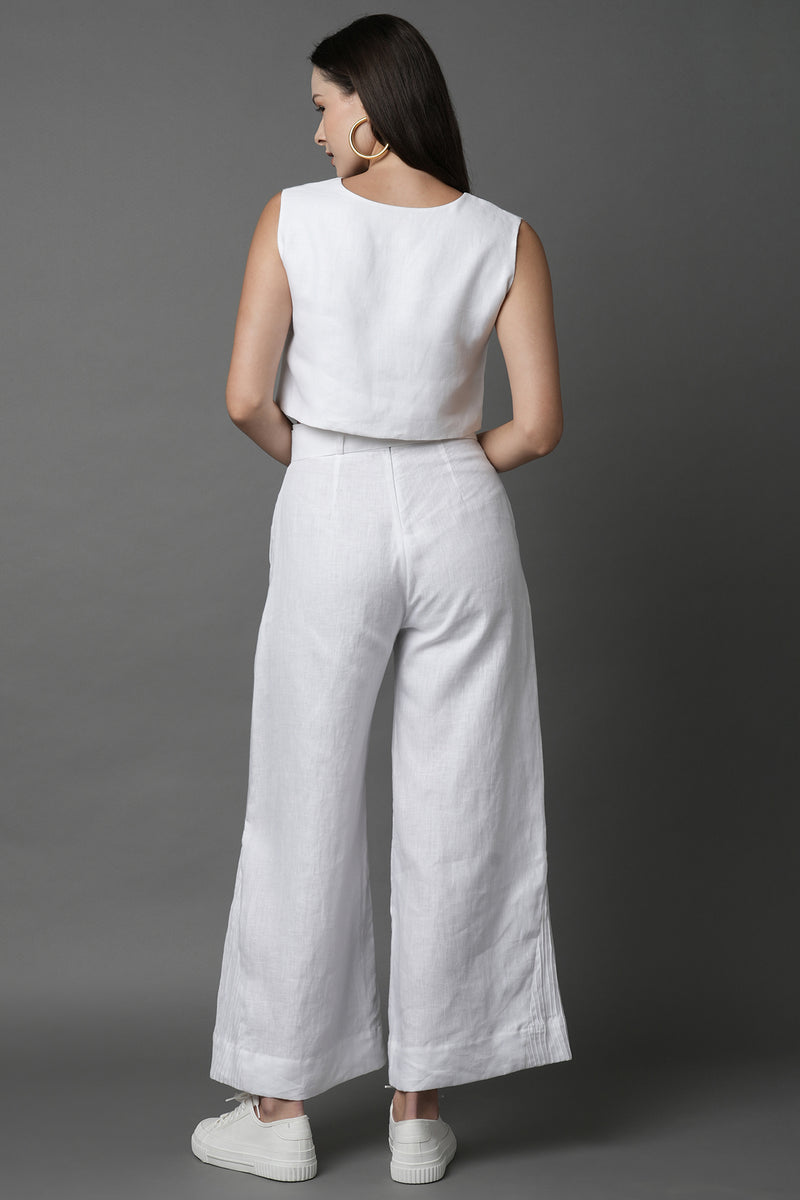 Set of 2: Serene Top & Tranquil Pants - White