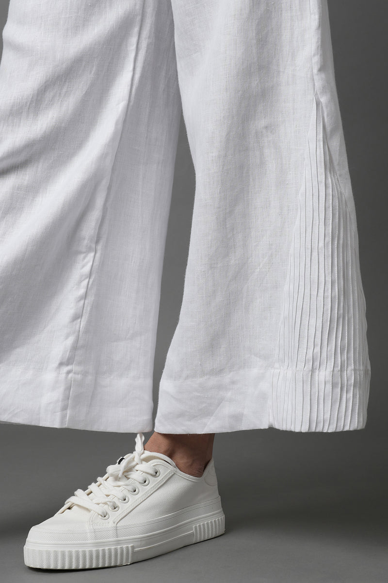 Tranquil Flared Pants - White