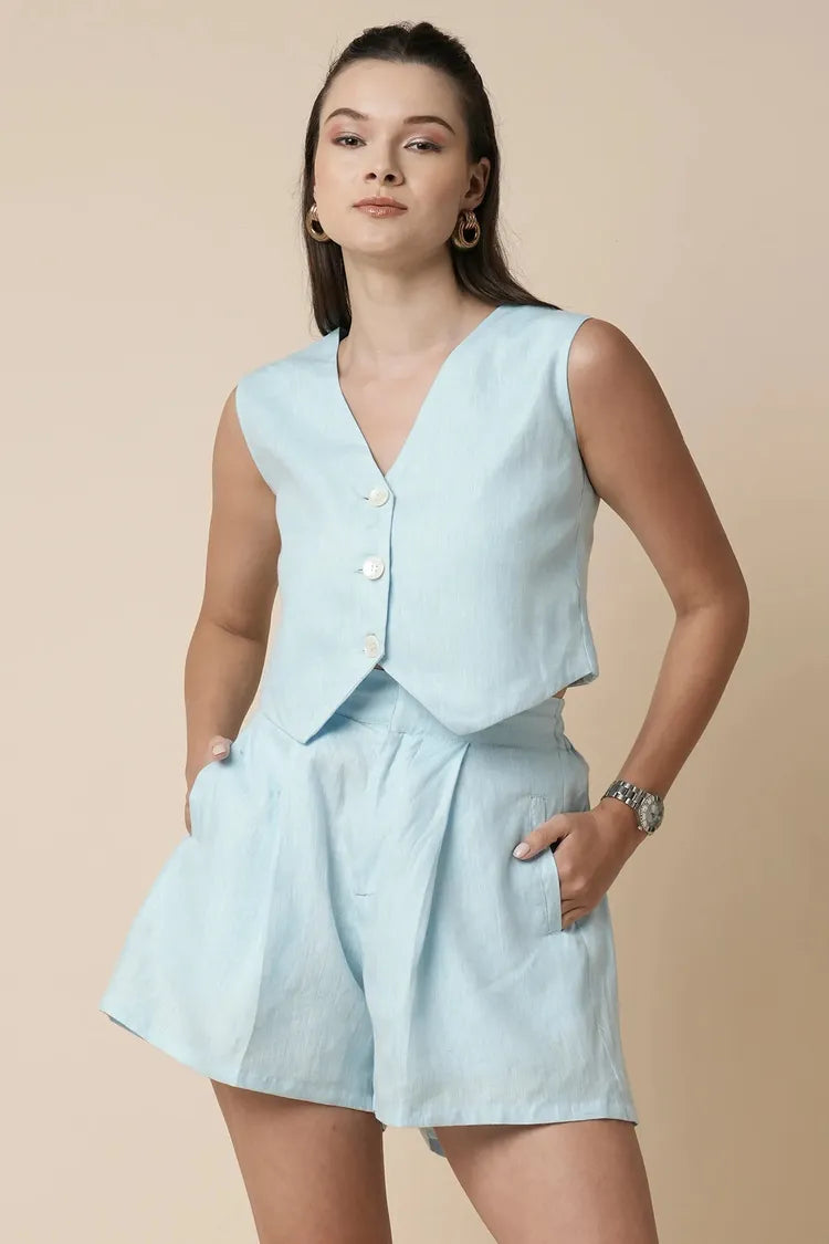 Set of 2: Serene Top & Aerial Shorts