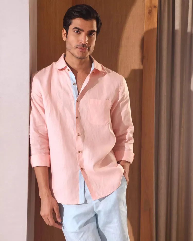 Set of 2: Breath Contrast Trim Shirt and Bonzai Shorts