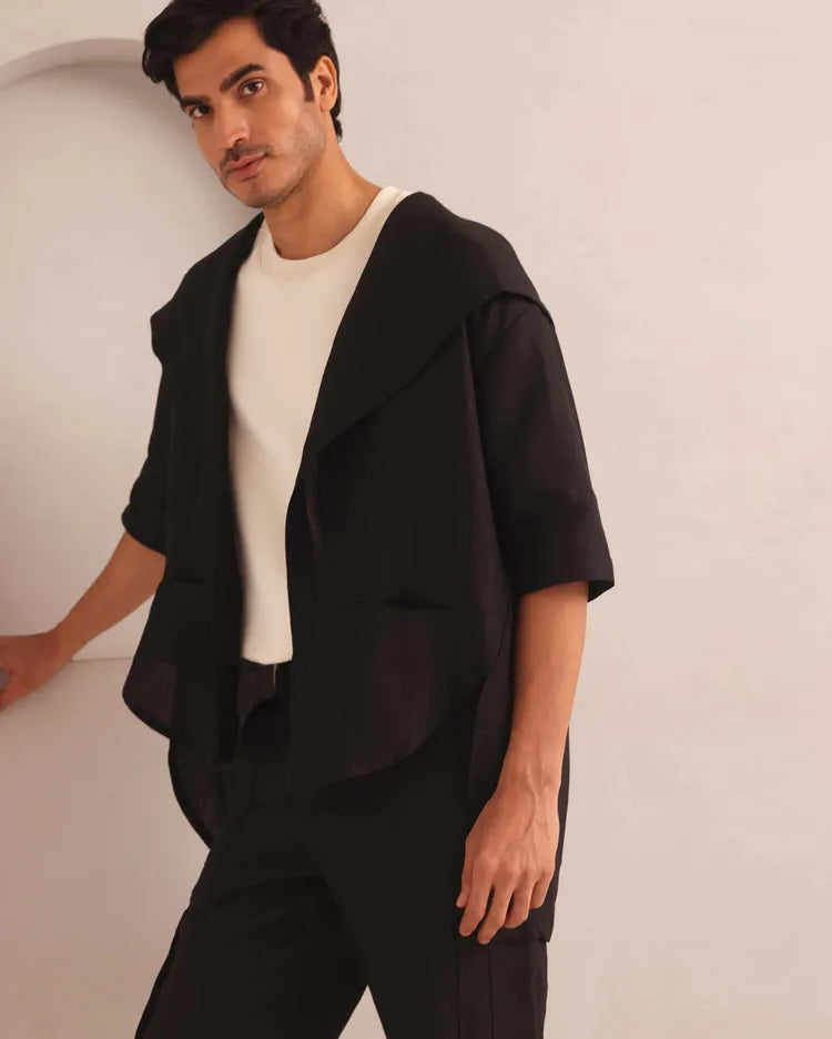 Set of 2: Banyan Jacket and Juniper Joggers - Black-Co-ords-set-19