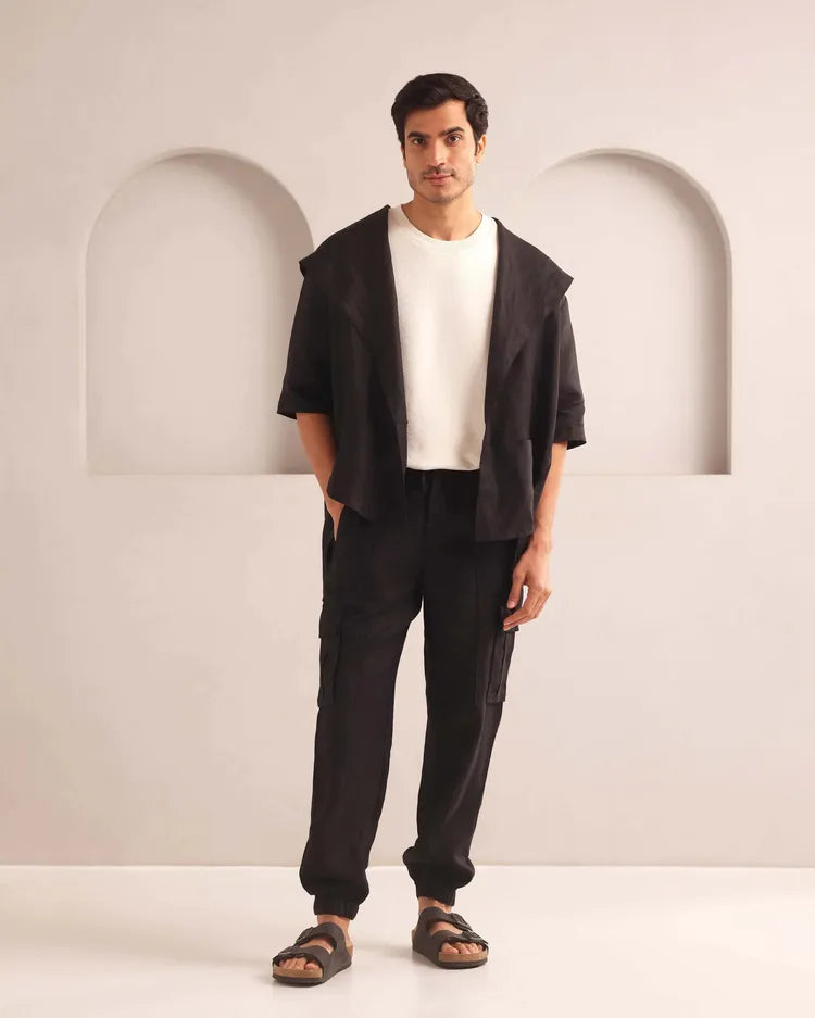 Set of 2: Banyan Jacket and Juniper Joggers - Black-Co-ords-set-19
