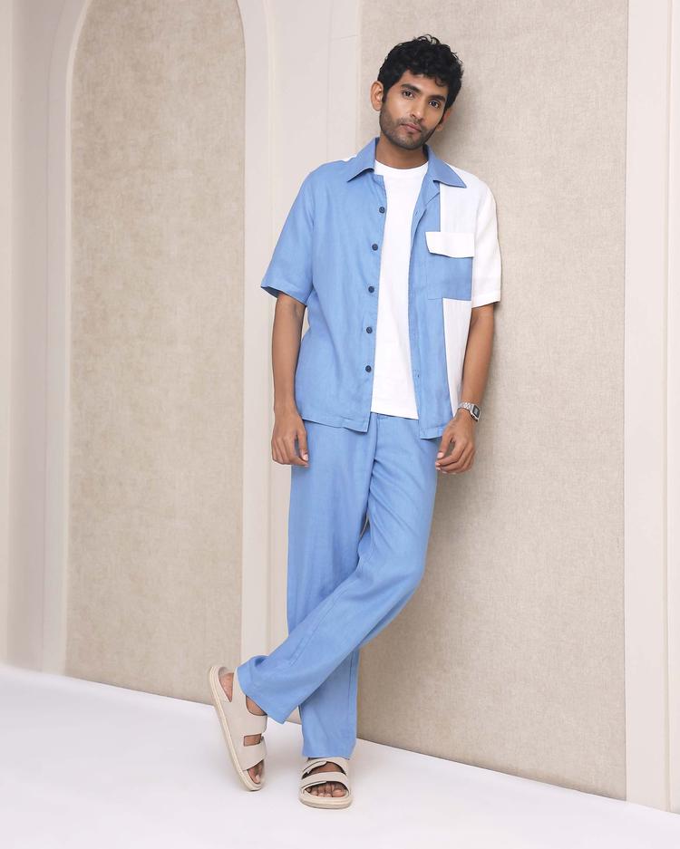 Set of 2: Aqua Shirt & Siesta Pants-Co-ords-set-2