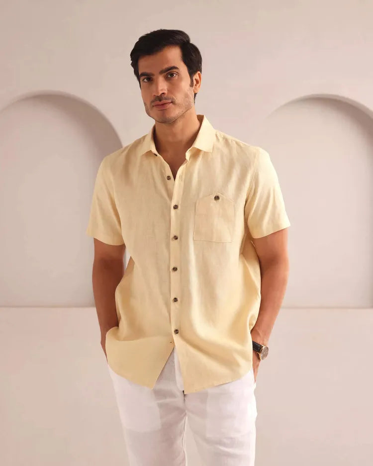 Set of 2: Burrow Half Sleeve Shirt and Cedar Pants-Co-ords-set-24