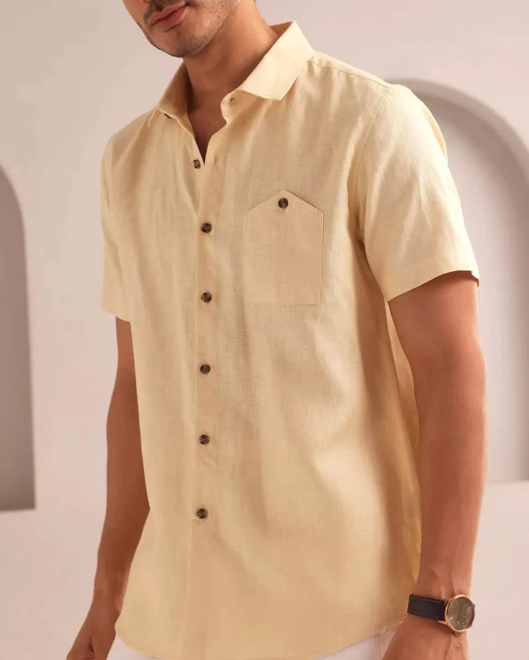 Set of 2: Burrow Half Sleeve Shirt and Cedar Pants-Co-ords-set-24